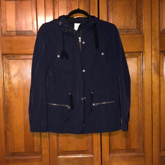 Navy blue waterproof jacket - Picture 1 of 4